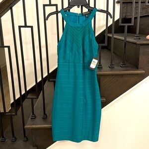 Guess Mini Bodycon Halter Dress - Green Size 2 (New with tags)